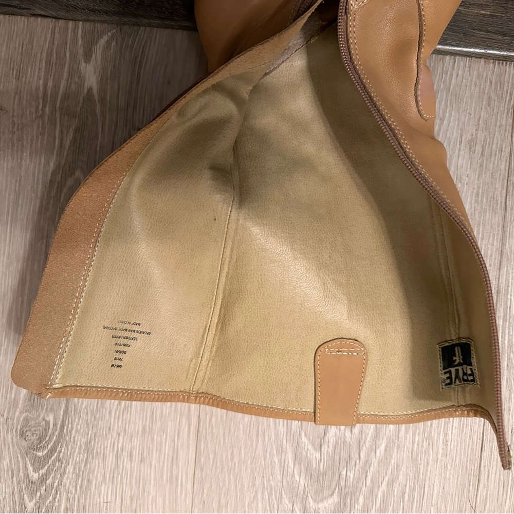 Frye Tan Leather Winter Boots - Picture 3 of 5